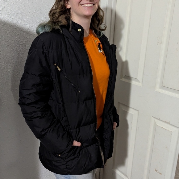 Ralph Lauren Women's Black Puffer Coat - Picture 1 of 2